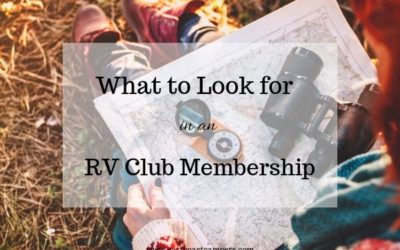 What to Look For in an RV Club Membership