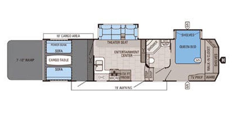 2015 Jayco 5th wheel 320w-floorplan