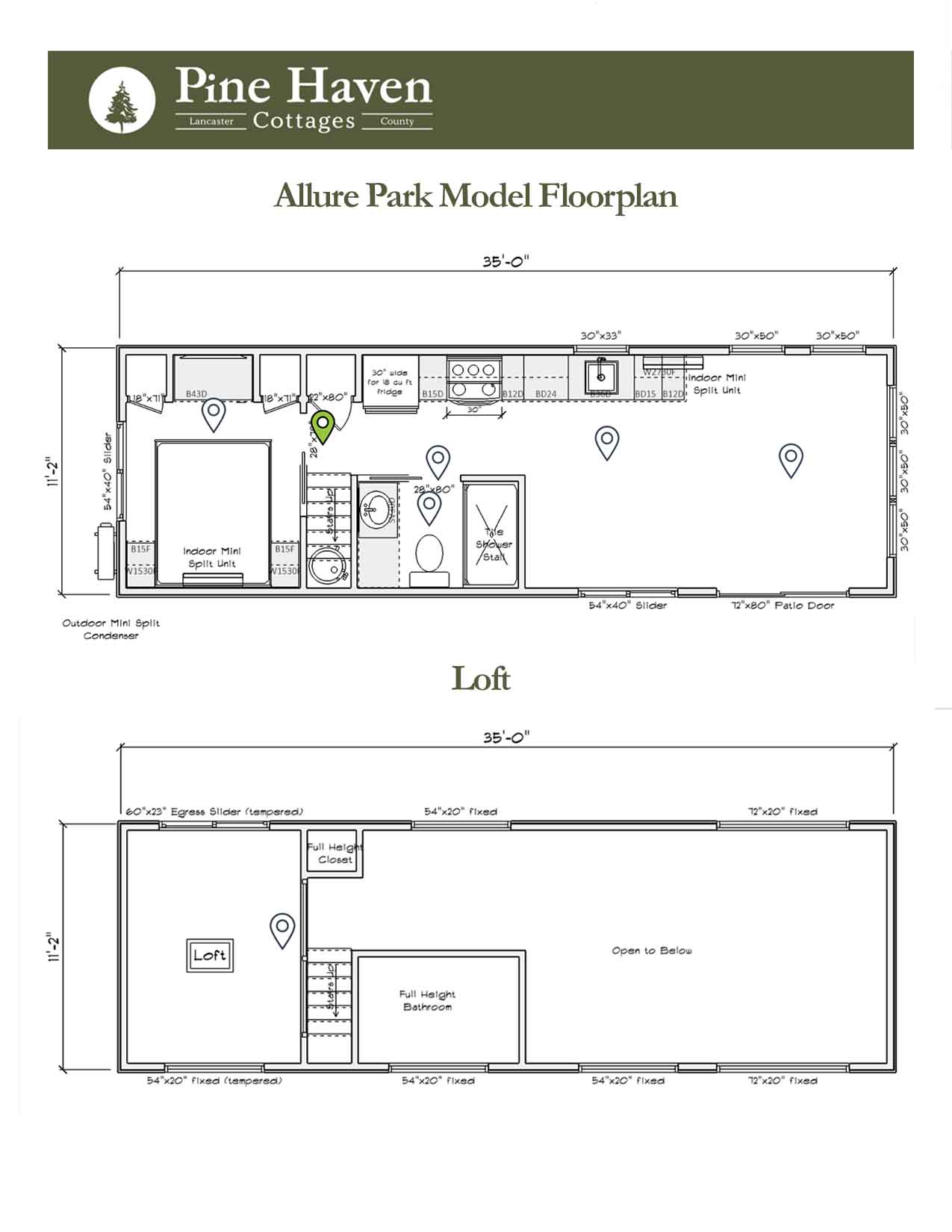 Pine Haven Allure Floorplan Pine Haven Allure Floorplan