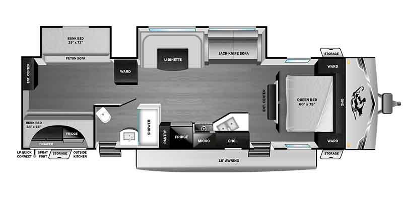 2026 OPEN RANGE 32DSB #3096-floorplan