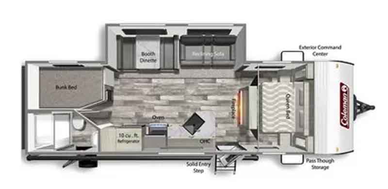 2022 coleman lantern 263bh-floorplan