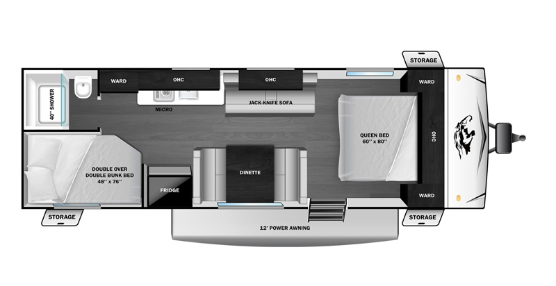 2026 OPEN RANGE 25BH #3133-floorplan 2026 OPEN RANGE 25BH #3133-floorplan