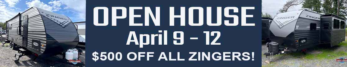 $500 OFF ALL ZINGERS BANNER $500 OFF ALL ZINGERS