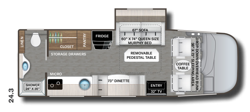 USED 2023 THOR AXIS-floorplan
