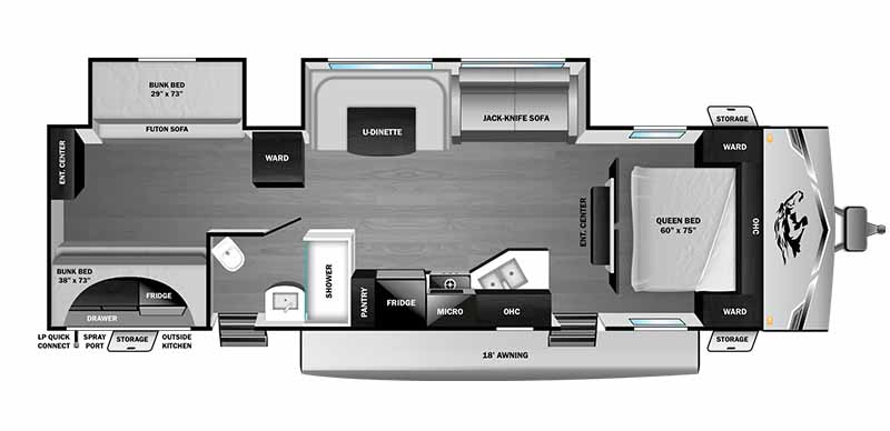2027 Open Range 32DSB 3084-floorplan