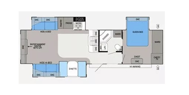 used-2011 JaycoEagle330RLTS-floorplan used-2011 JaycoEagle330RLTS-floorplan